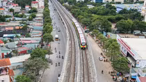 Metro Nhổn-ga Hà Nội lần đầu vận hành chạy thử