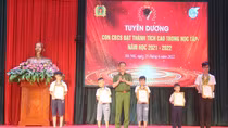 251 cháu học sinh con chiến sĩ Cảnh sát Quản lý trại giam đạt học sinh giỏi cấp tỉnh, thành phố