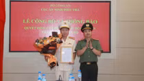 Công bố quyết định điều động Phó Cục trưởng Cục An ninh điều tra