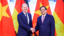 Thủ tướng Đức Olaf Scholz bắt đầu chuyến thăm chính thức Việt Nam