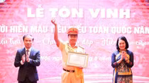 Tôn vinh Trung tá CSGT hơn 40 lần hiến máu cứu người