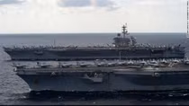 Phi công Mỹ thoát chết trước khi chiến đấu cơ F-35 đâm vào tàu sân bay