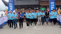 Khoảng 1.000 vận động viên tham gia Giải Marathon vì An toàn giao thông