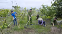 Cụm Công an xã liên kết giữ gìn an ninh trật tự