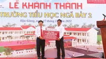 Khánh thành Trường Tiểu học Ngã Bảy 2 do Agribank tài trợ
