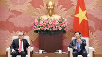 Chủ tịch Quốc hội Vương Đình Huệ tiếp Tổng Thư ký Quốc hội và Hội đồng Nhà nước Cuba