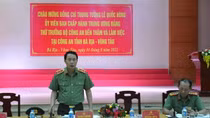 Thứ trưởng Lê Quốc Hùng thăm, làm việc với Công an tỉnh Bà Rịa - Vũng Tàu