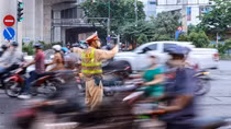 Công an Hà Nội phân luồng giao thông dịp SEA Games 31