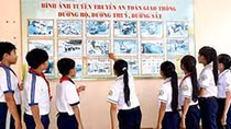 Sáng tạo tuyên truyền pháp luật giao thông trong học đường