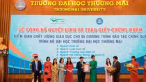 Trường ĐH Thương mại có thêm 5 ngành được kiểm định chất lượng giáo dục