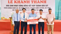 HDBank, Sovico trao tặng 3 nhà cộng đồng tránh lũ trị giá 6,1 tỷ đồng cho tỉnh Hà Tĩnh