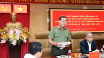 Thứ trưởng Trần Quốc Tỏ đánh giá cao việc xây dựng Công an xã chính quy tại Thừa Thiên-Huế
