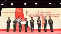 Viện Hàng không Vũ trụ Viettel đón nhận Huân chương Bảo vệ Tổ quốc hạng Nhất