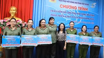 Công an tỉnh Tây Ninh trao vốn hỗ trợ gần 70 hội viên phụ nữ nghèo
