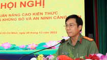 Tập huấn nâng cao kiến thức phòng, chống khủng bố và an ninh cảng biển
