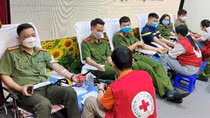 CBCS Công an Thanh Hóa hiến hơn 350 đơn vị máu
