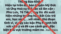 Xử lý nghiêm đối tượng thông tin thất thiệt bắt cóc trẻ em ở Hà Nội