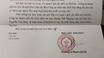 Công an Hà Nội tìm chủ sở hữu xe máy liên quan vụ án đang điều tra