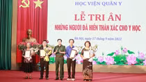 Tri ân người hiến thân xác cho y học