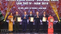 Trao Giải Búa liềm vàng lần thứ VI năm 2021 vào ngày 21/1