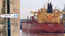 Tàu dầu mất lái chắn ngang kênh đào Suez