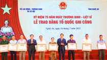 " Không để người có công nào không được hưởng chính sách của Đảng, Nhà nước"