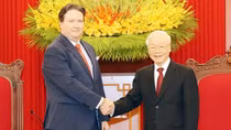 Tổng Bí thư Nguyễn Phú Trọng tiếp Đại sứ Hoa Kỳ Marc E. Knapper