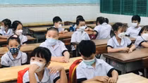 Học sinh tiểu học, mầm non “thích mê” khi được trở lại trường