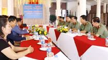 Công an An Giang gặp gỡ, thăm hỏi Hội Khmer - Việt Nam 2 tỉnh TaKeo và Kandal - Campuchia