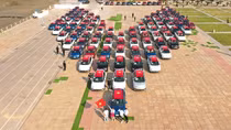 Kỷ lục Việt Nam: 100 ô tô điện VF e34 chinh phục địa đầu Tổ quốc
