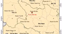 Hòa Bình xảy ra động đất, gây rung chấn khu vực xung quanh