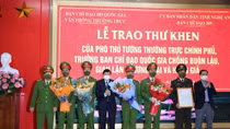Công an Nghệ An nhận Thư khen của Phó Thủ tướng thường trực Chính phủ