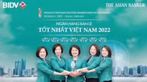 BIDV nhận Giải thưởng "Ngân hàng Bán lẻ tốt nhất Việt Nam 2022"