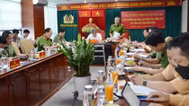 Thứ trưởng Nguyễn Văn Long kiểm tra công tác tại Công an tỉnh Điện Biên