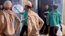 Điều tra vụ thanh niên rút vật giống súng đe "tao bắn nát đầu mày"