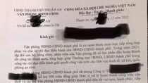 Thu hồi văn bản “xin” doanh nghiệp 500 triệu đồng... đón Tết