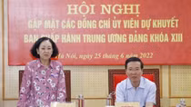 Gặp mặt các Ủy viên dự khuyết BCH Trung ương Đảng khóa XIII