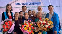 Niềm vui trong những căn nhà được hỗ trợ của chương trình Phát triển Liên Hợp Quốc