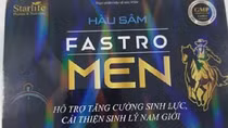 Phát hiện thực phẩm hỗ trợ tăng cường sinh lực Hàu sâm FASTRO MEN chứa chất cấm