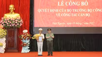 Công an tỉnh Thái Nguyên có tân Phó Giám đốc