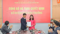 PGS.TS Đặng Thị Thu Hương giữ chức Phó hiệu trưởng Trường ĐHKHXH & NV