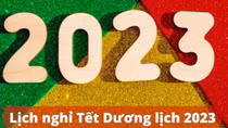 Dịp Tết Dương lịch 2023, người lao động được nghỉ 3 ngày