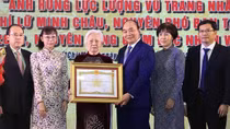 Chủ tịch nước dự lễ truy tặng danh hiệu Anh hùng LLVTND cho đồng chí Lữ Minh Châu
