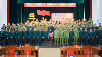 Học viện ANND gặp mặt lưu học viên nhân dịp Quốc khánh Lào