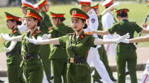 Đại tướng Tô Lâm dự tổng duyệt chương trình của Đoàn Nhạc Cảnh sát Việt Nam