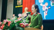 Nữ Trung úy xinh đẹp được vinh danh “Gương mặt trẻ Công an tiêu biểu”