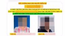 Giáo viên vay tiền, hiệu trưởng bị khủng bố