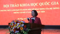“Đổi mới phương thức lãnh đạo của Đảng đối với hoạt động của hệ thống chính trị”