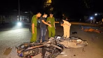 Hai xe mô tô đối đầu, một người tử vong