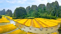 71 hoa hậu du lịch thế giới trình diễn tại Festival Tràng An kết nối di sản - Ninh Bình